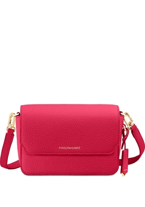 MAISON de SABRÉ Mini Leather Flap Bag - Pink