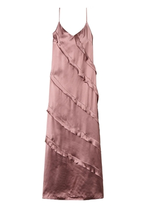 TWINSET ruffled maxi dress - Pink