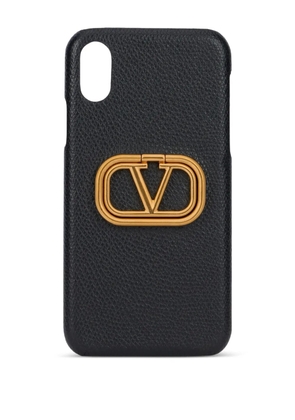 Valentino Garavani VLogo iPhone X case - Black