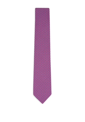 Ferragamo printed tie - Red