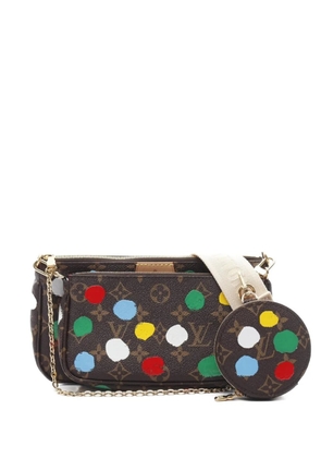 Louis Vuitton Pre-Owned 2021s x Yayoi Kusama Mini Pochette Accessoires bag - Brown