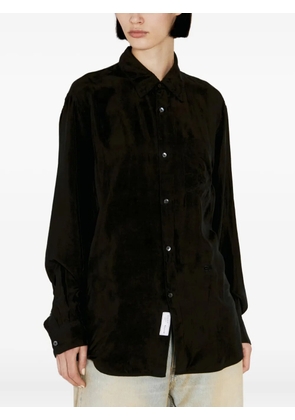 EYTYS Ottis logo-patch shirt - Black