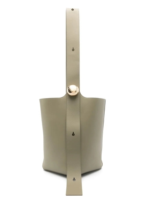 LOEWE medium Pebble leather bag - Green
