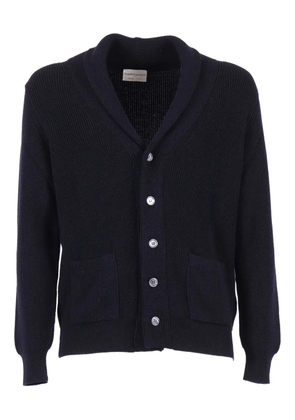 Settefili Cashmere shawl-collar cardigan - Blue