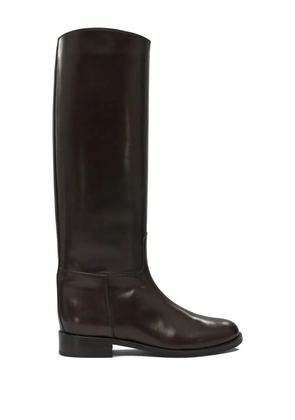 Maretto leather knee-high boots - Brown