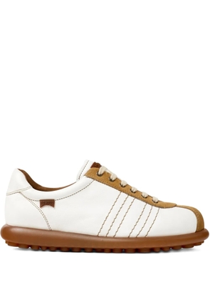 Camper suede panelled pelotas ariel trainers - White