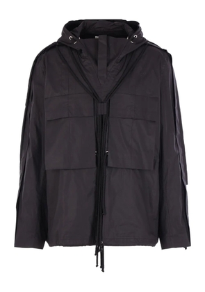 Craig Green high-collar hooded jacket - Black