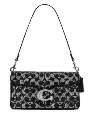 Coach Tabby logo-embellishment patterned shoulder bag - Black
