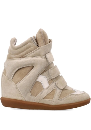 ISABEL MARANT Bekett straps sneakers - Neutrals