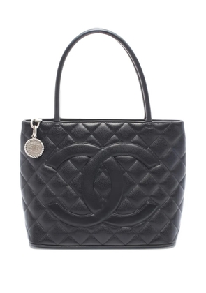 CHANEL Pre-Owned 2000-2002 Medallion tote bag - Black