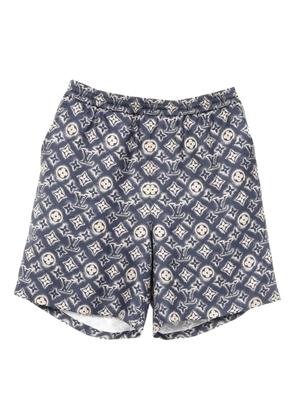 Louis Vuitton Pre-Owned 10s monogram-pattern shorts - Blue