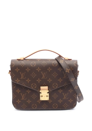 Louis Vuitton Pre-Owned 2017 Monogram Pochette Metis satchel - Brown