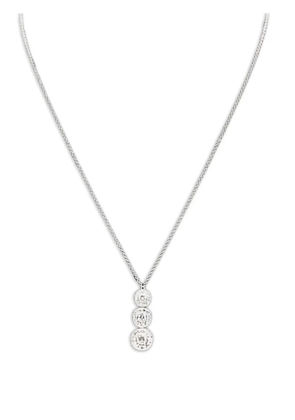 Tiffany & Co Eyewear 2010s triple drop diamond necklace - Silver