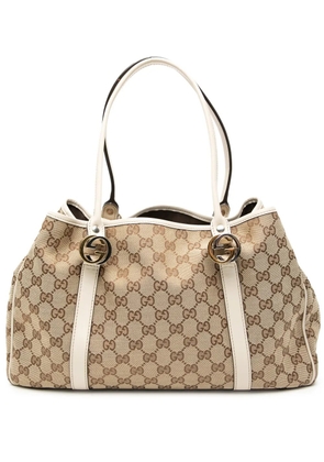 Gucci Pre-Owned 2000-2015 GG Canvas Twins tote bag - Brown