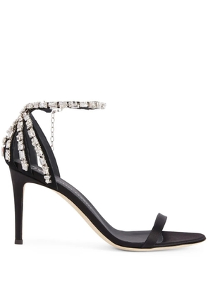 Giuseppe Zanotti 85mm Adele crystal sandals - Black