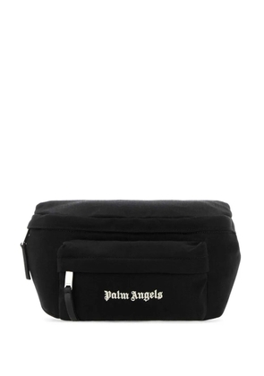 Palm Angels logo-embroidered belt bag - Black
