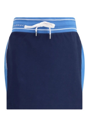 Casablanca drawstring mini skirt - Blue
