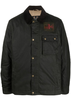 Barbour International B.Intl Steve McQueen wax jacket - Green