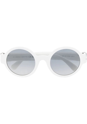 Moncler Eyewear Atriom round-frame sunglasses - White