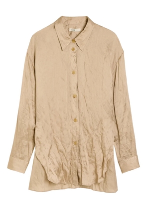 KHAITE buttoned shirt - Neutrals