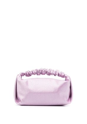 Alexander Wang Scrunchie crystal-embellished mini bag - Purple
