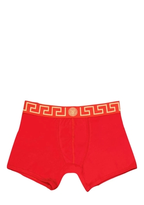 Versace Greca Border long boxers - Red