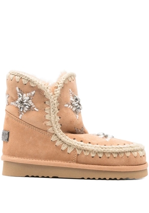 Mou Stivale Eskimó star-detail boots - Neutrals