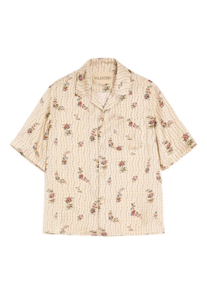 Valentino Garavani floral-print shirt - Neutrals
