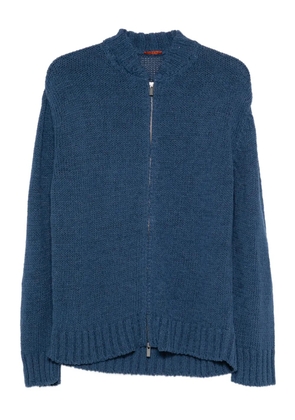 Barena zip-fastening cardigan - Blue