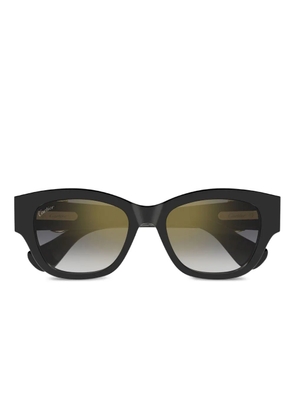 Cartier Eyewear logo-embellished square-frame sunglasses - Black