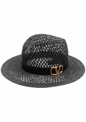 Valentino Garavani VLogo Signature woven hat - Black