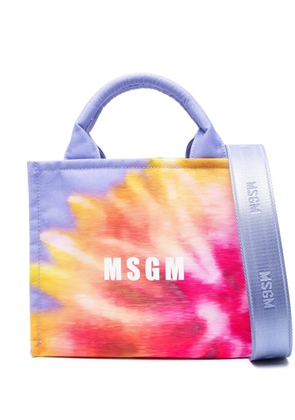MSGM canvas tote bag - Purple