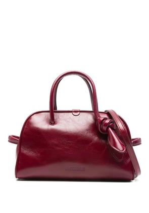 Jacquemus top-handle knot-detail bag - Red