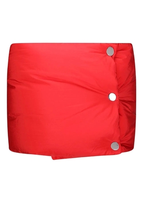 Sportmax buttoned padded scarf - Red