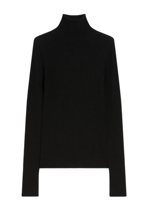 Sportmax ribbed turtleneck top - Black