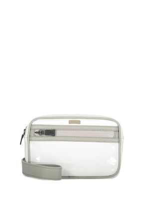 Herno logo-patch belt bag - White