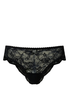 TWINSET Lace Brazilian briefs - Black