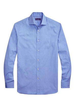 Ralph Lauren Purple Label End-on-End buttoned shirt - Blue