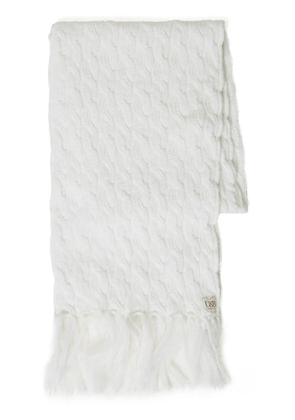 TWINSET knitted scarf - White