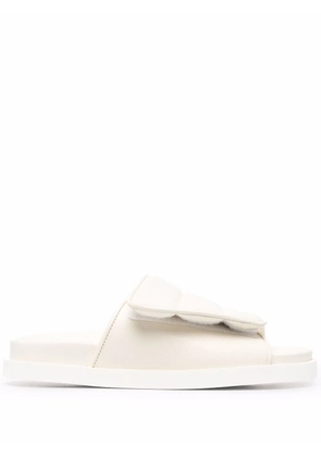 GIABORGHINI Gia 3 touch-strap sandals - Neutrals