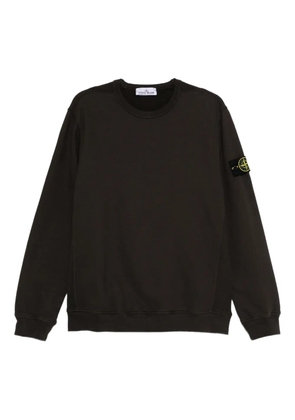 Stone Island logo-patch crew-neck sweatshirt - Grey