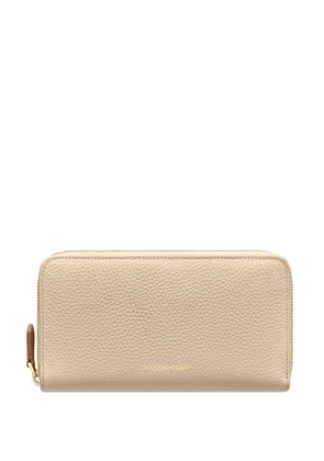 MAISON de SABRÉ zip leather wallet - Neutrals