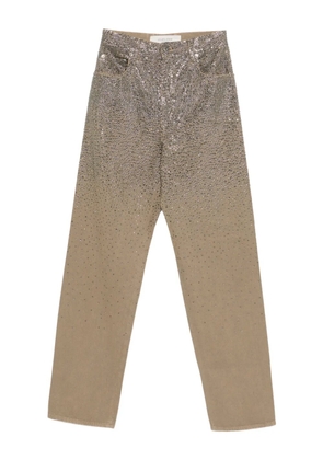 Golden Goose Swarovski-crystal-embellished jeans - Neutrals