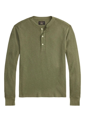 Ralph Lauren RRL Henley-neck knitted T-shirt - Green