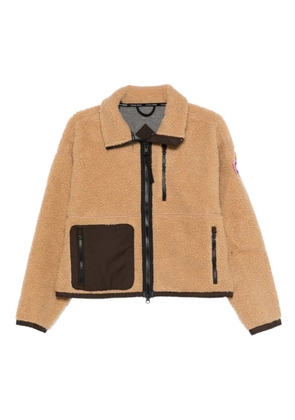 Canada Goose fleece zip-fastening jacket - Neutrals