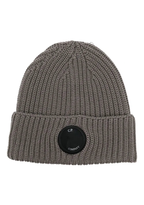 C.P. Company Lens-detail beanie - Brown