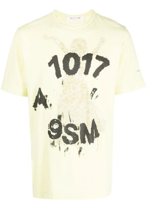 1017 ALYX 9SM logo-print cotton T-shirt - Yellow