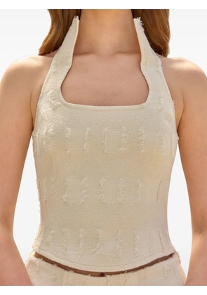 Cult Gaia Dulcie top - Neutrals