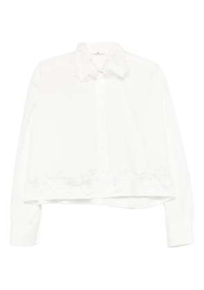 Ermanno Scervino lace-detail shirt - White
