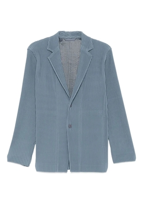 Homme Plissé Issey Miyake plissé single-breasted blazer - Blue